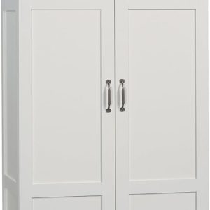 4+ 9 VIDEOS Sauder Select Storage Cabinet/ Pantry cabinets, White finish