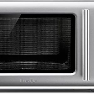 Breville BMO650SIL Compact Wave Soft Close Countertop Microwave Oven, Silver