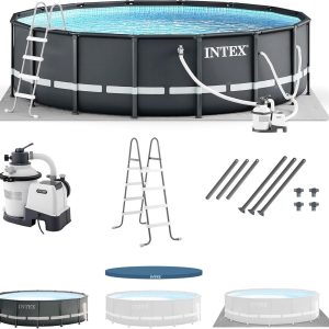 Intex Ultra XTR 14-Foot Round 42-Inch Deep Soft Sided Above Ground Swimming Pool