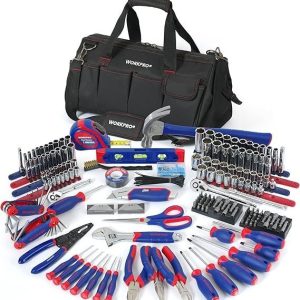WORKPRO 322-Piece Home Repair Tool Kit With Carrying Bag – Basic Household Hand Tools