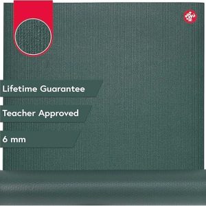 Manduka PRO Yoga Mat – 6mm | Lifetime Durability | Hygienic Construction | Premium Studio Quality | Teacher Approved