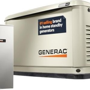 Generac Guardian 22kW Home Standby Generator with 200 Amp Transfer Switch, Durable All Aluminum, WiFi Enabled with G-Force Engine, Easy to Use, Who…