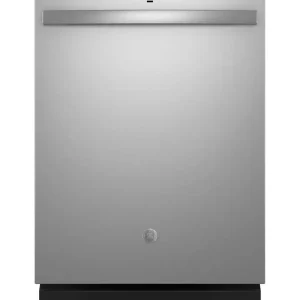 GE – 24″ Top Control Built-In Hybrid Tub Dishwashers with Dry Boost – Stainless Steels
