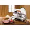 Aluminum Electric Meat Slicer, 330W with Straight Blade